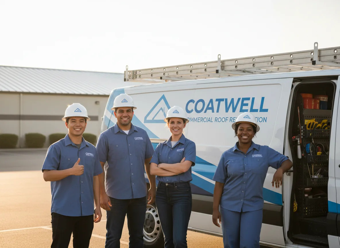 Commercial roof coating company in Blanket, TX
